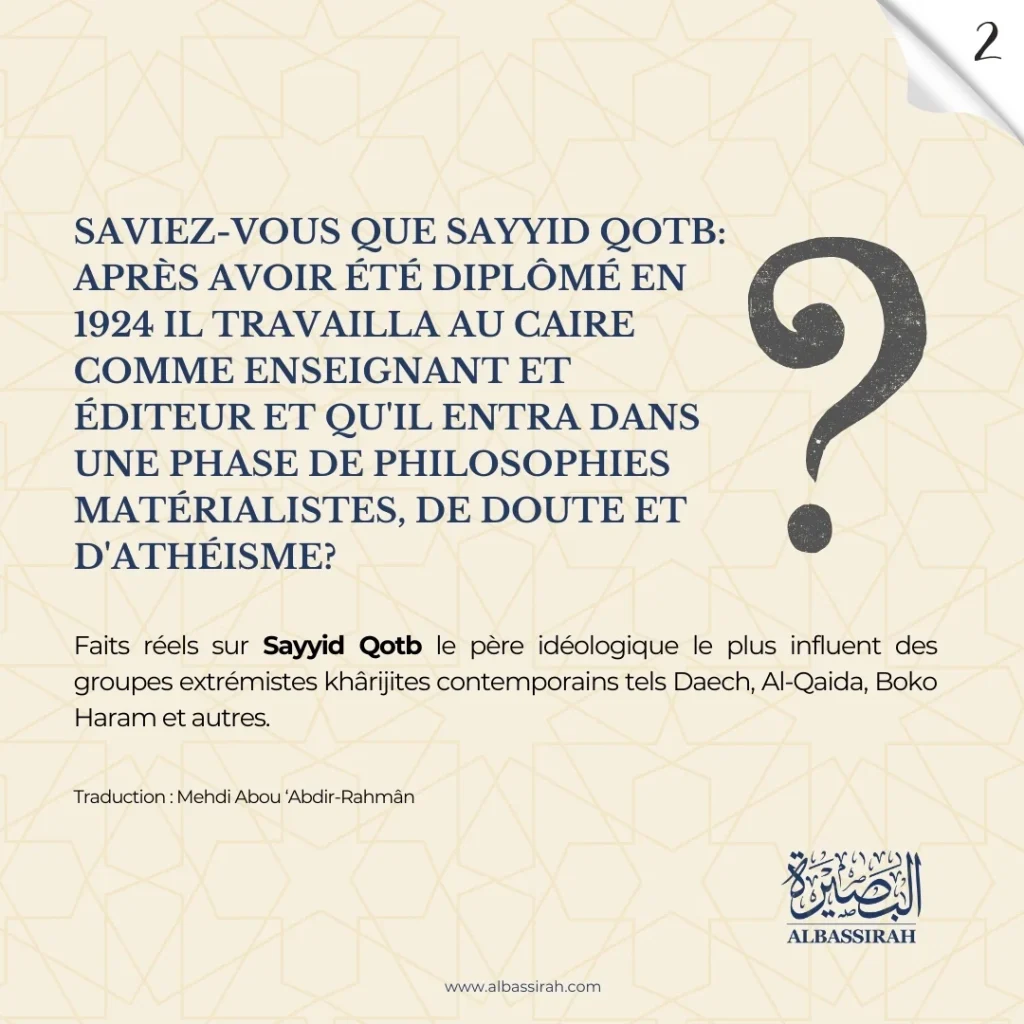 Sayyid Qotb : Son parcours après 1924 et sa période de doute philosophique